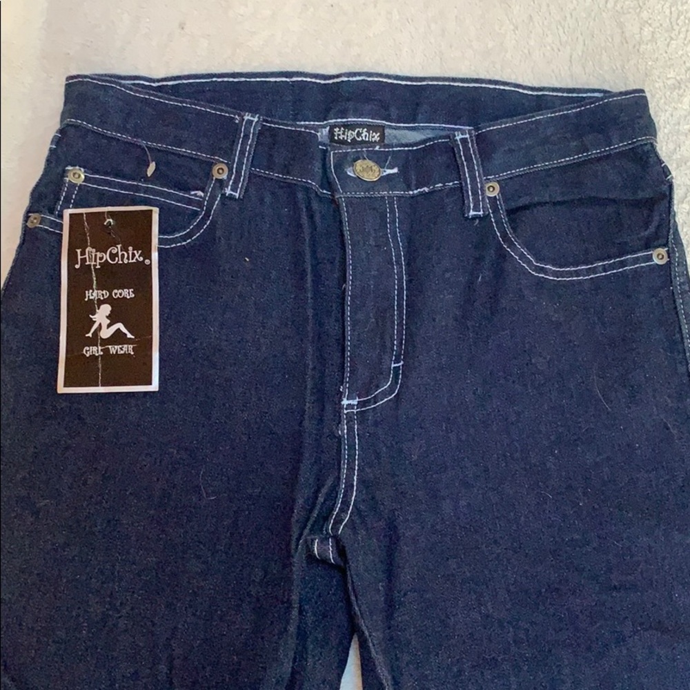 🏅HP🏅Hip Chix Embroidered Boot Cut Devil Jeans - Picture 5 of 7